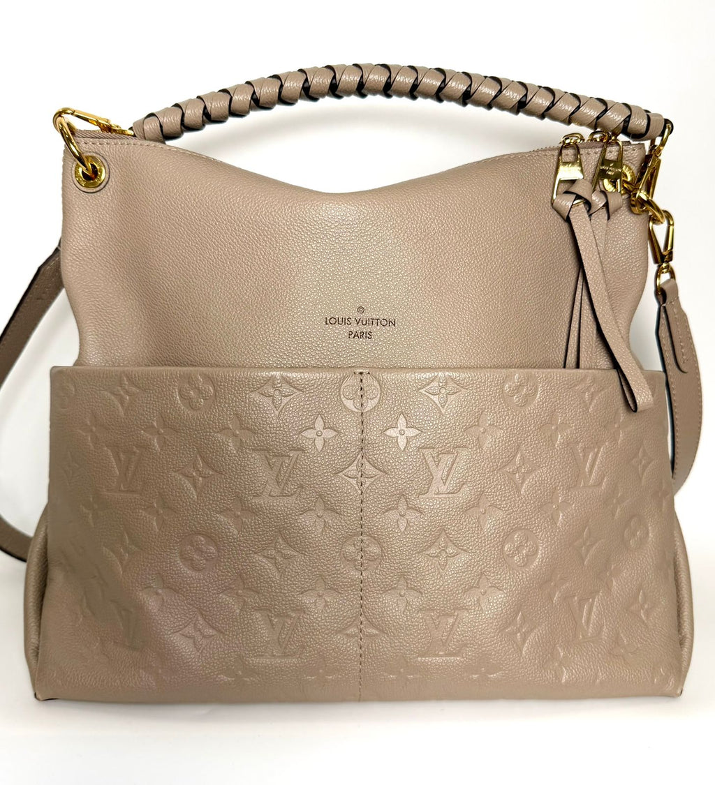 LOUIS VUITTON MAIDA MONOGRAM EMPREINTE LEATHER HANDBAG