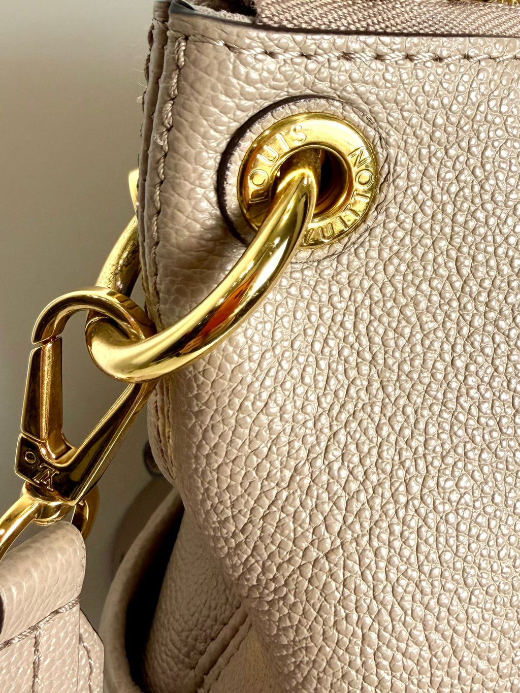 LOUIS VUITTON MAIDA MONOGRAM EMPREINTE LEATHER HANDBAG