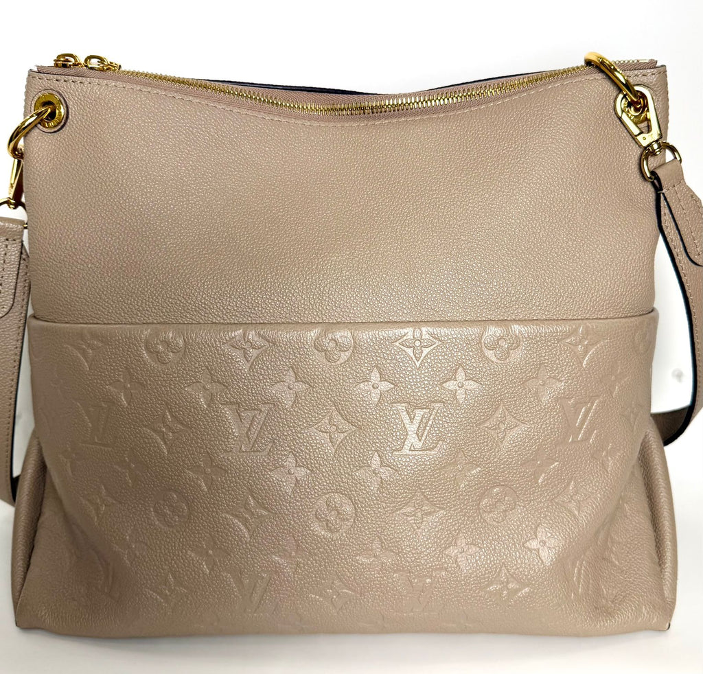 LOUIS VUITTON MAIDA MONOGRAM EMPREINTE LEATHER HANDBAG