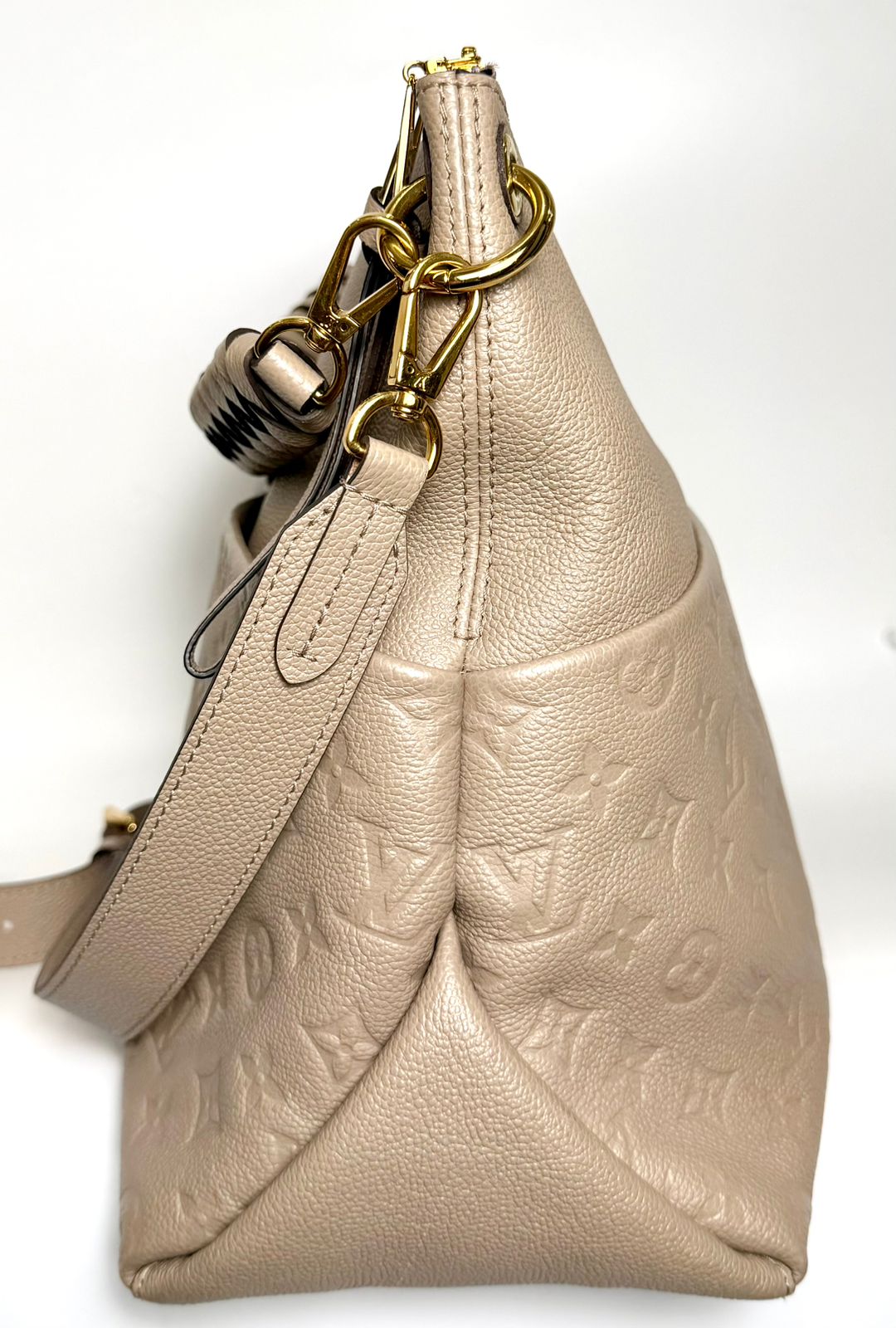 LOUIS VUITTON MAIDA MONOGRAM EMPREINTE LEATHER HANDBAG