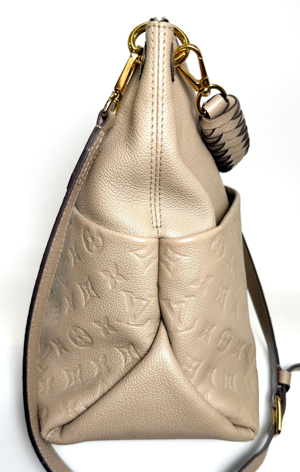 LOUIS VUITTON MAIDA MONOGRAM EMPREINTE LEATHER HANDBAG