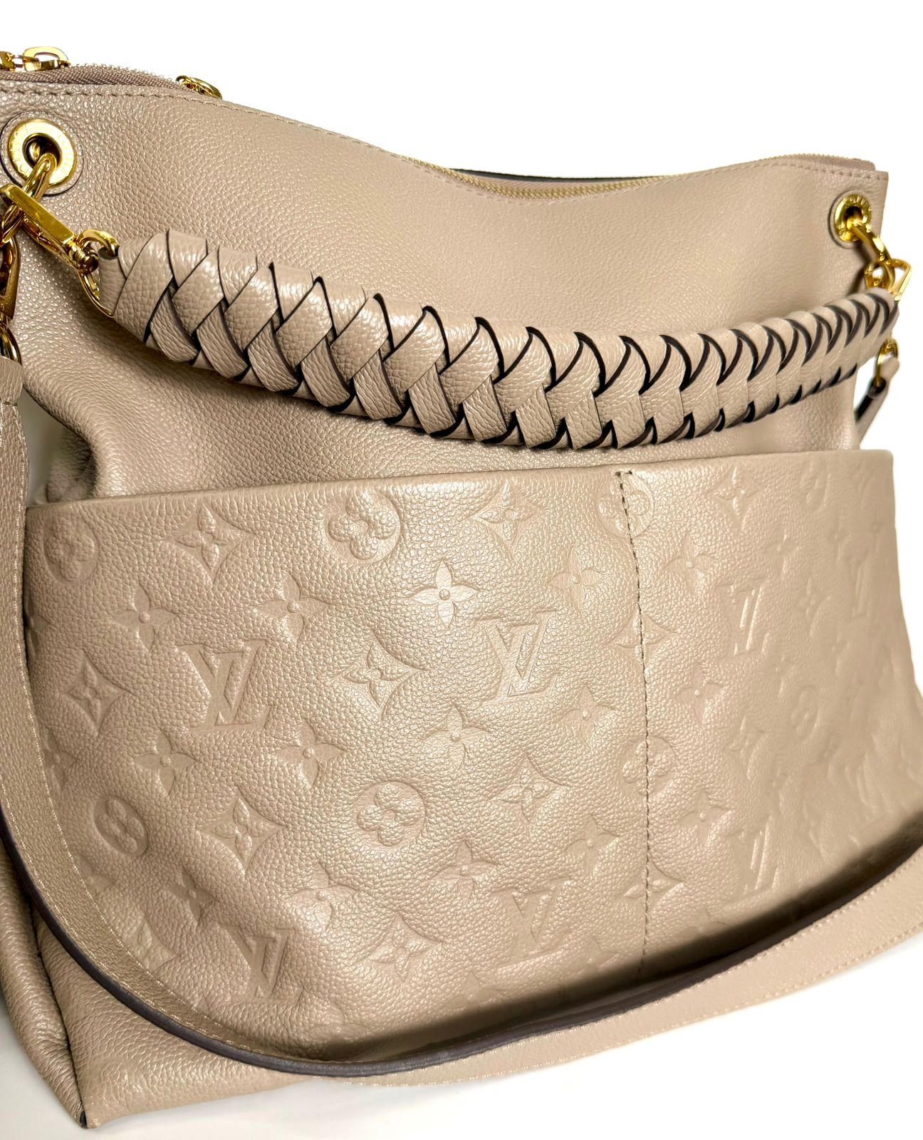 LOUIS VUITTON MAIDA MONOGRAM EMPREINTE LEATHER HANDBAG