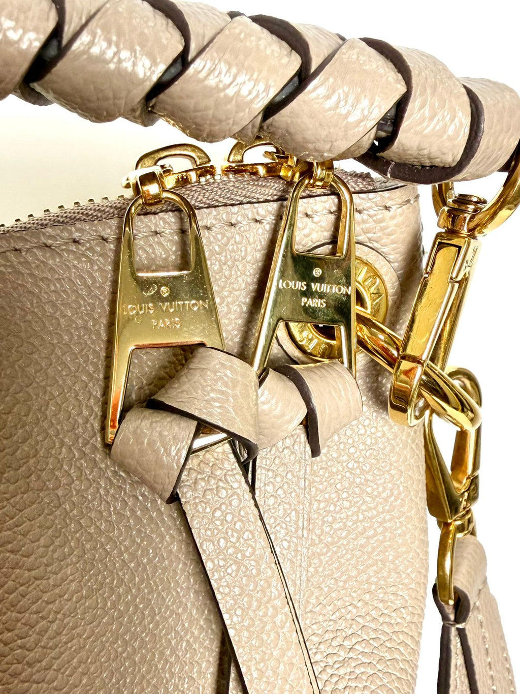 LOUIS VUITTON MAIDA MONOGRAM EMPREINTE LEATHER HANDBAG