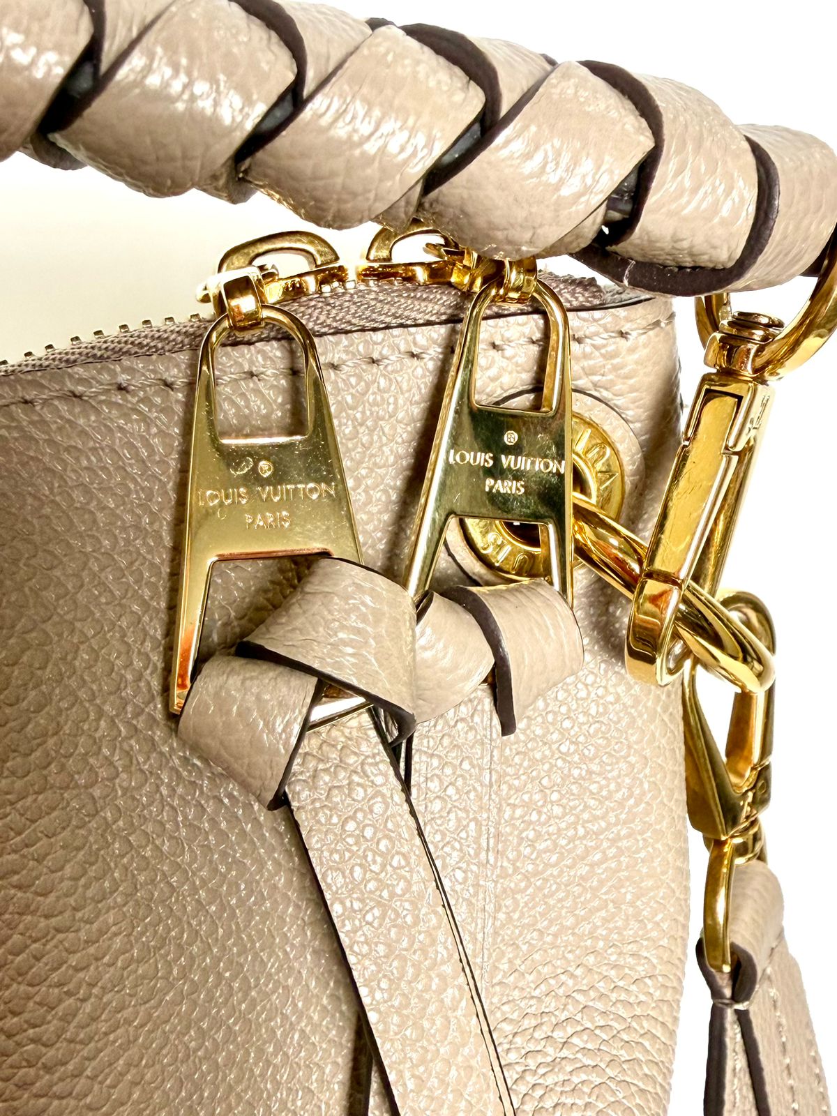 LOUIS VUITTON MAIDA MONOGRAM EMPREINTE LEATHER HANDBAG