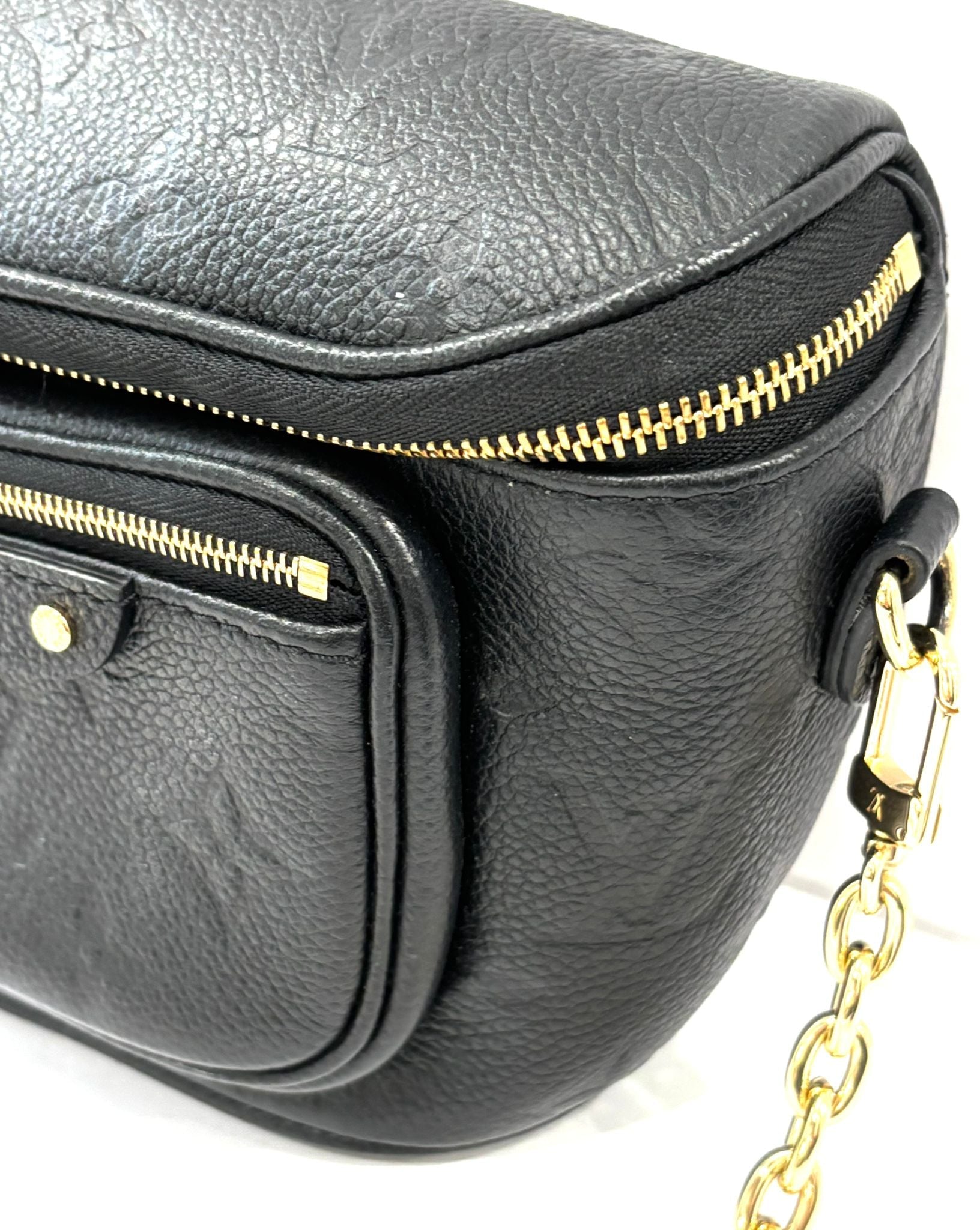 LOUIS VUITTON MONOGRAM EMPREINTE LEATHER MINI BUMBAG