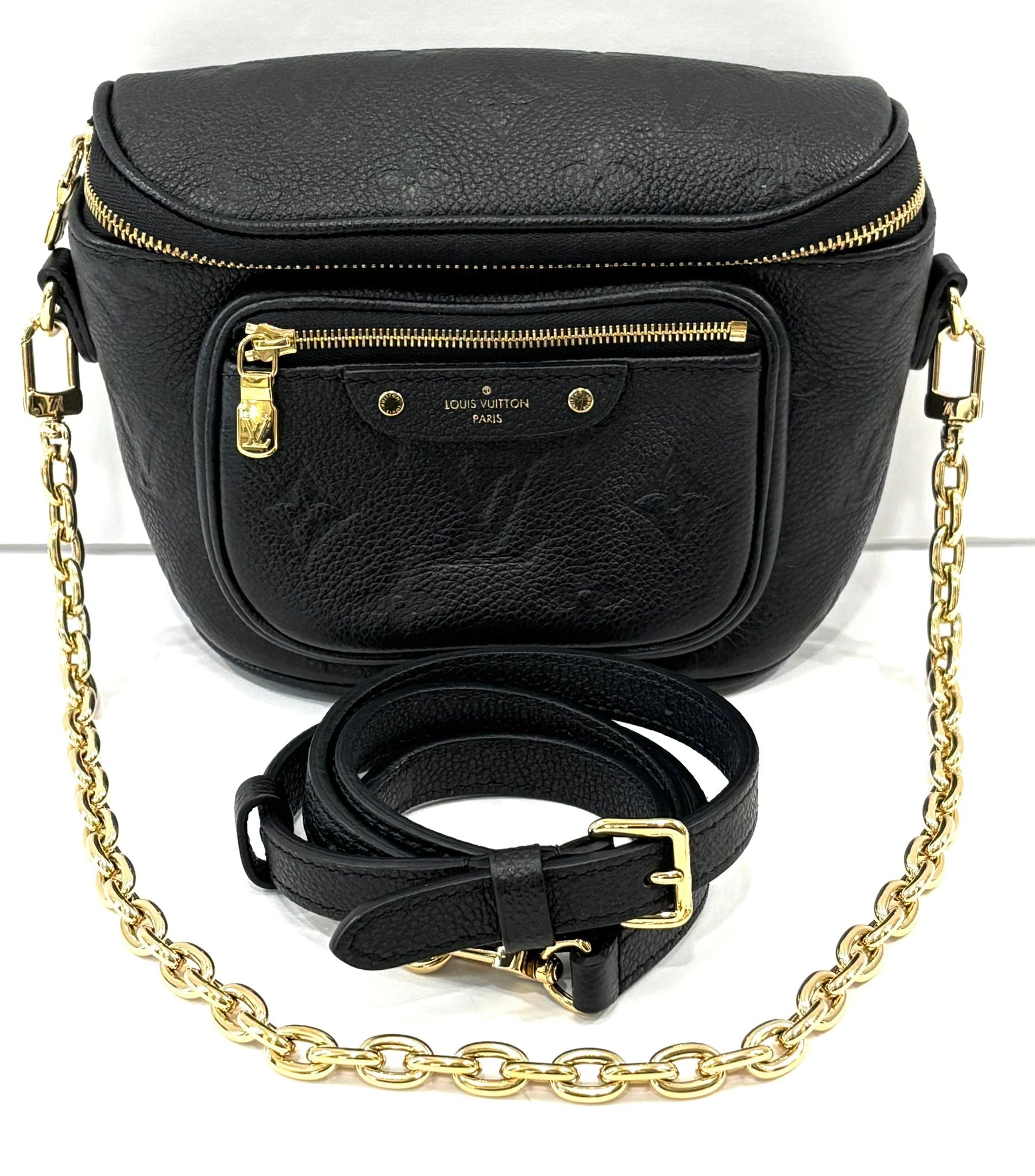 LOUIS VUITTON MONOGRAM EMPREINTE LEATHER MINI BUMBAG