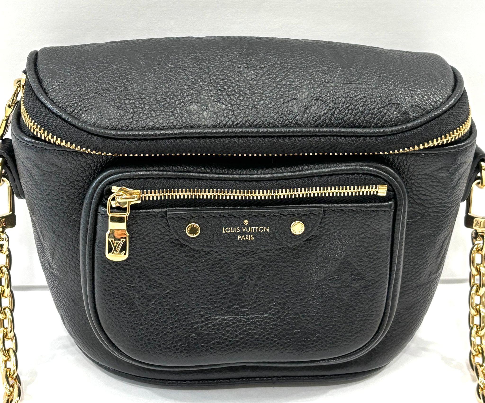 LOUIS VUITTON MONOGRAM EMPREINTE LEATHER MINI BUMBAG