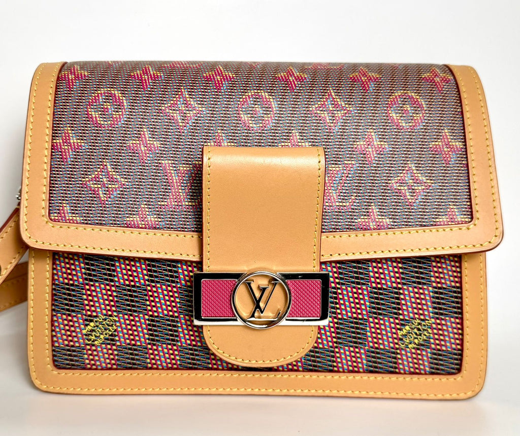 LOUIS VUITTON MONOGRAM LV DAUPHINE MM SHOULDER BAG