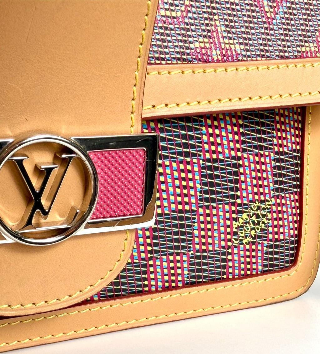 LOUIS VUITTON MONOGRAM LV DAUPHINE MM SHOULDER BAG