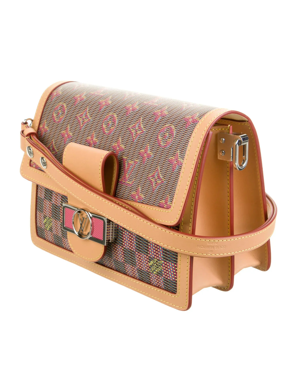 LOUIS VUITTON MONOGRAM LV DAUPHINE MM SHOULDER BAG