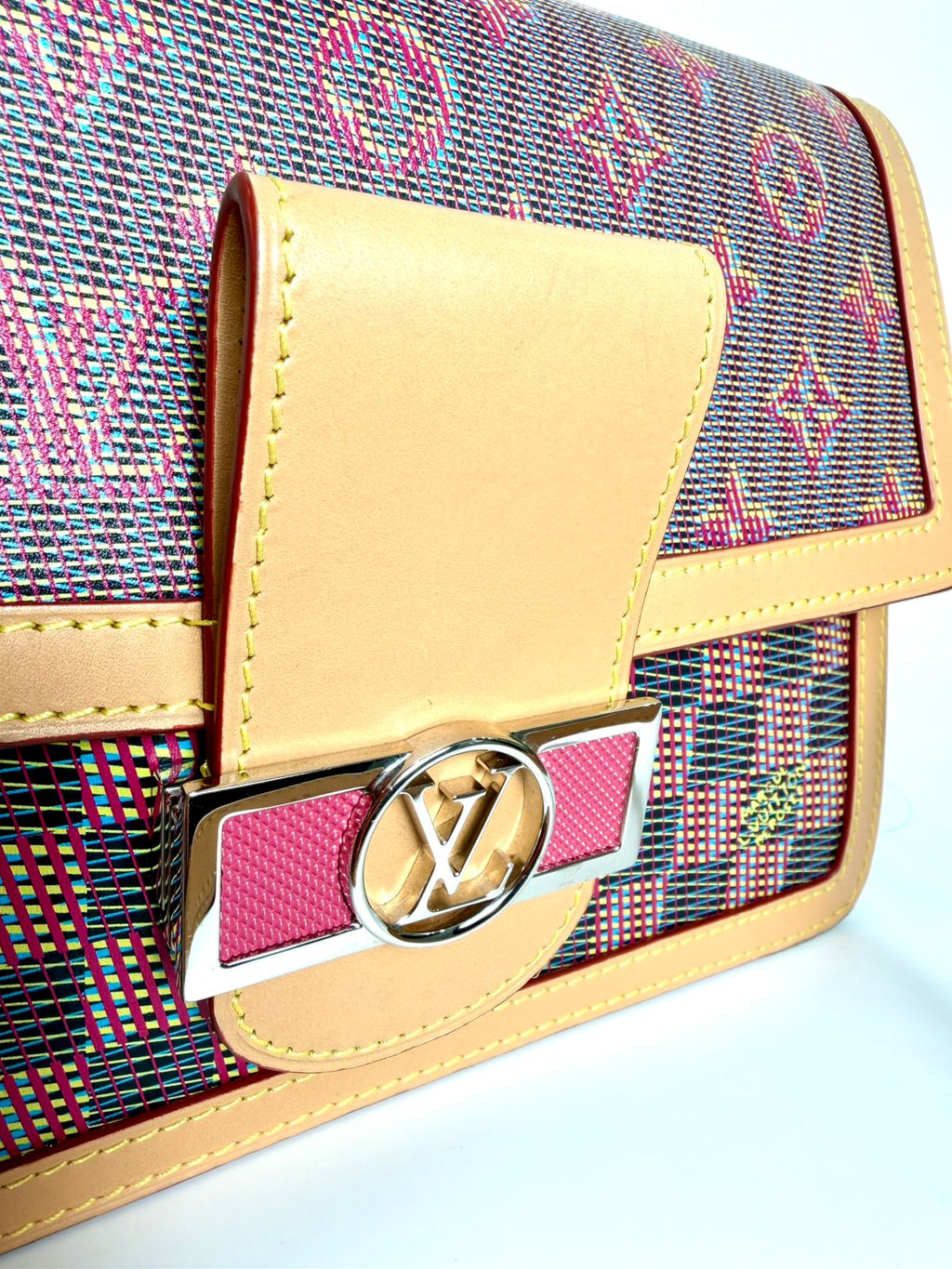 LOUIS VUITTON MONOGRAM LV DAUPHINE MM SHOULDER BAG