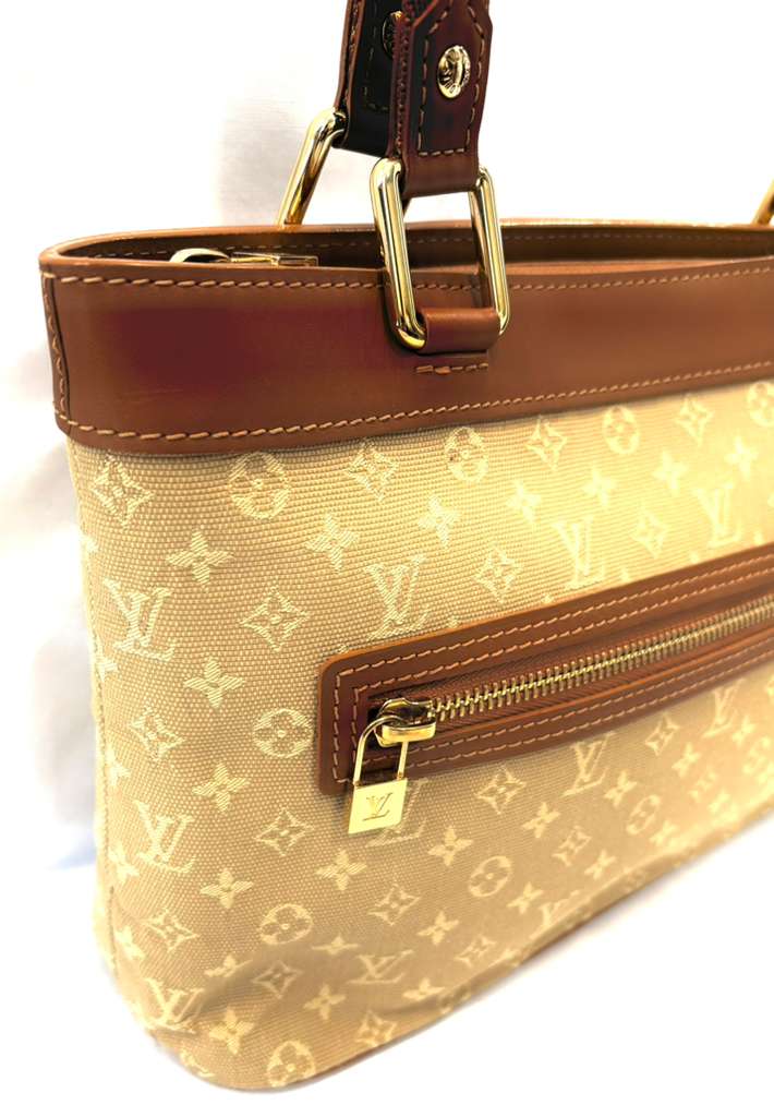 LOUIS VUITTON MONOGRAM MINI LIN SAC LUCIE PM VINTAGE BAG