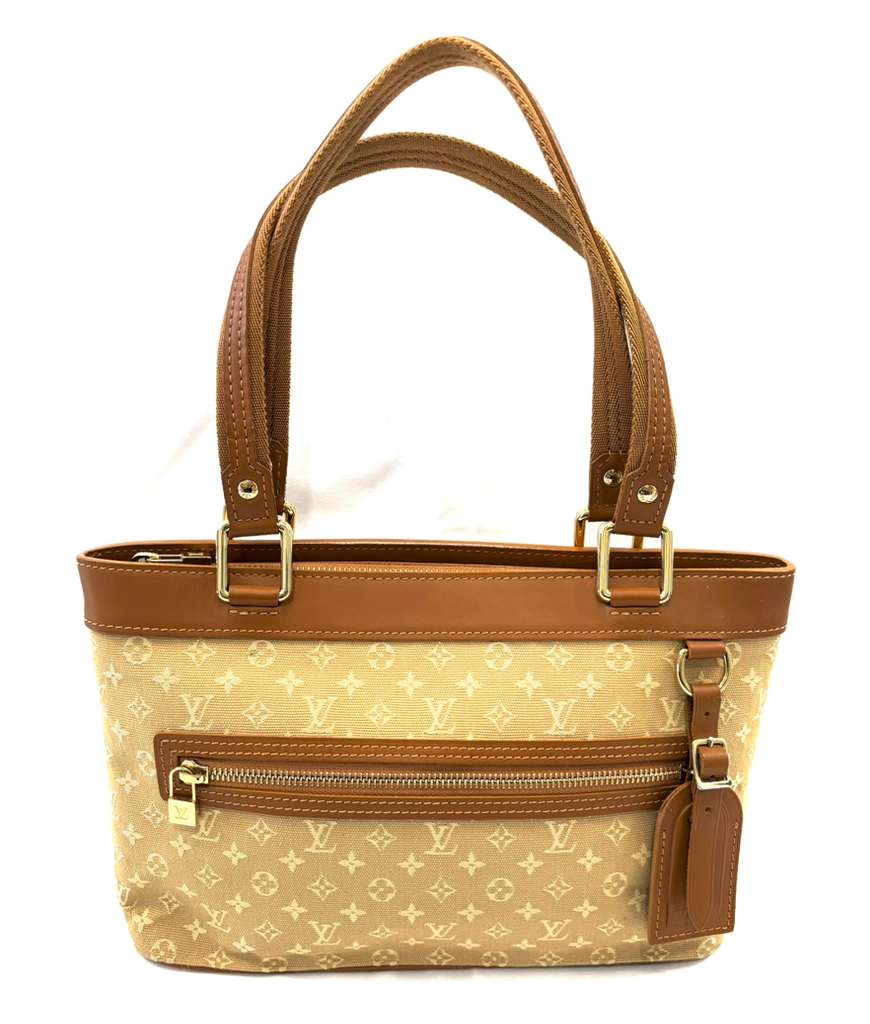 LOUIS VUITTON MONOGRAM MINI LIN SAC LUCIE PM VINTAGE BAG