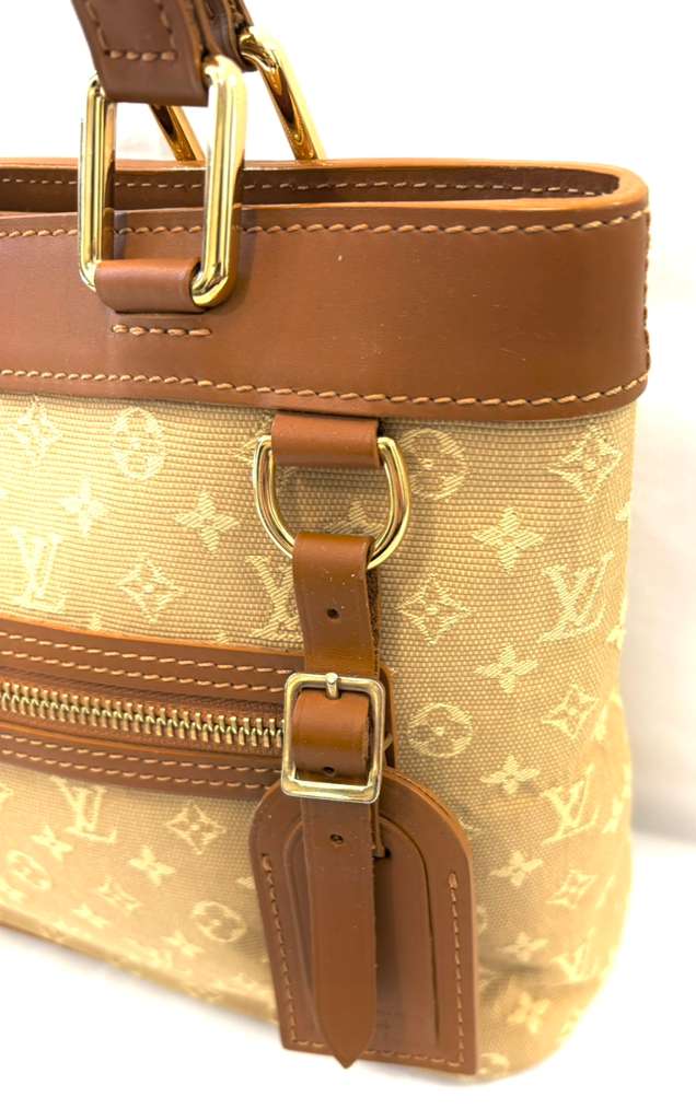 LOUIS VUITTON MONOGRAM MINI LIN SAC LUCIE PM VINTAGE BAG