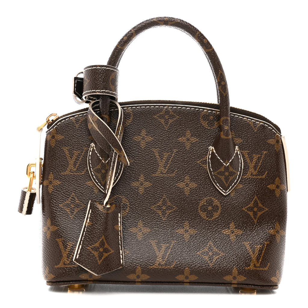 LOUIS VUITTON MONOGRAM SHINE FETISH LOCKIT BB TOTE BAG
