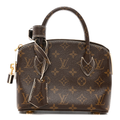 LOUIS VUITTON MONOGRAM SHINE FETISH LOCKIT BB TOTE BAG