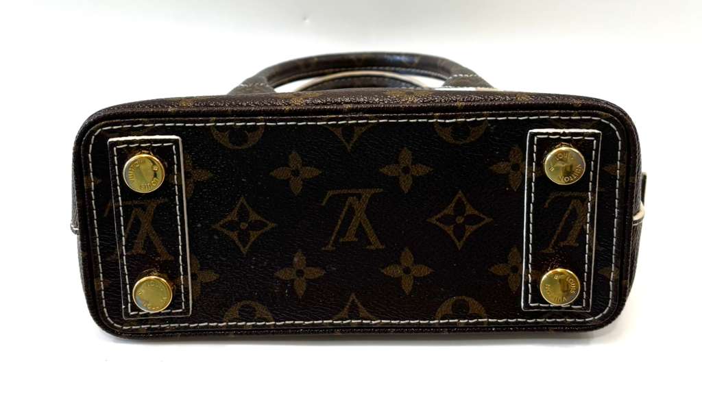 LOUIS VUITTON MONOGRAM SHINE FETISH LOCKIT BB TOTE BAG