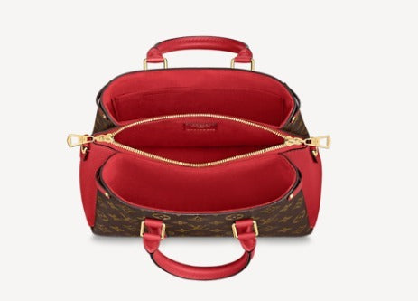 LOUIS VUITTON MONOGRAM SOUFFLOT BB BAG CERISE