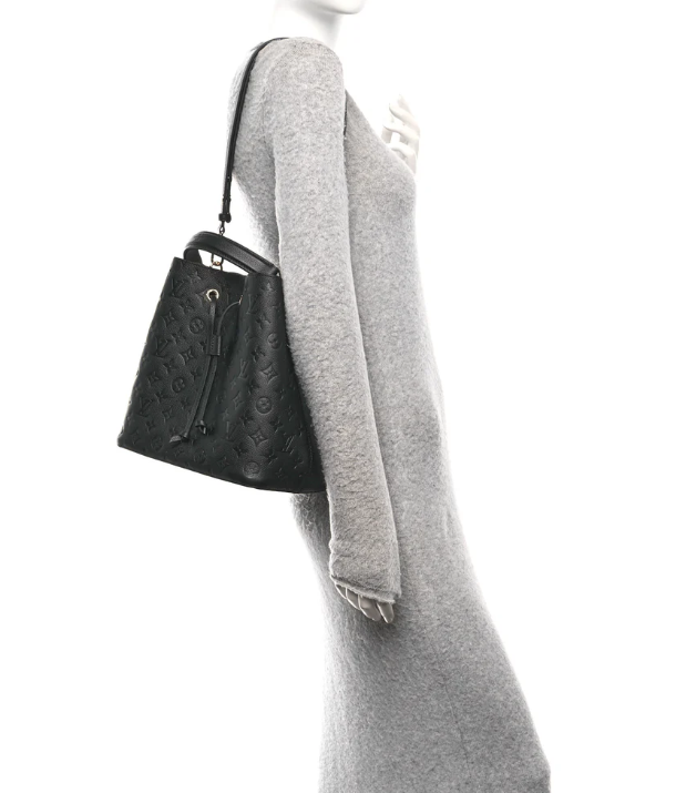 LOUIS VUITTON NEONOE MM MONOGRAM EMPREINTE LEATHER HANDBAG