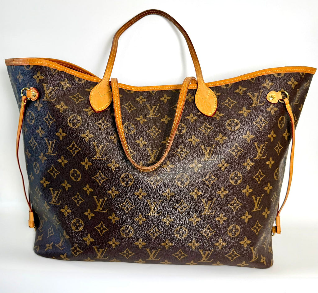 LV MONOGRAM NEVERFULL GM TOTE BAG PIVOINE