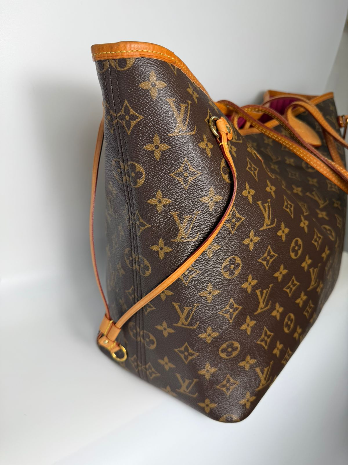 LV MONOGRAM NEVERFULL GM TOTE BAG PIVOINE