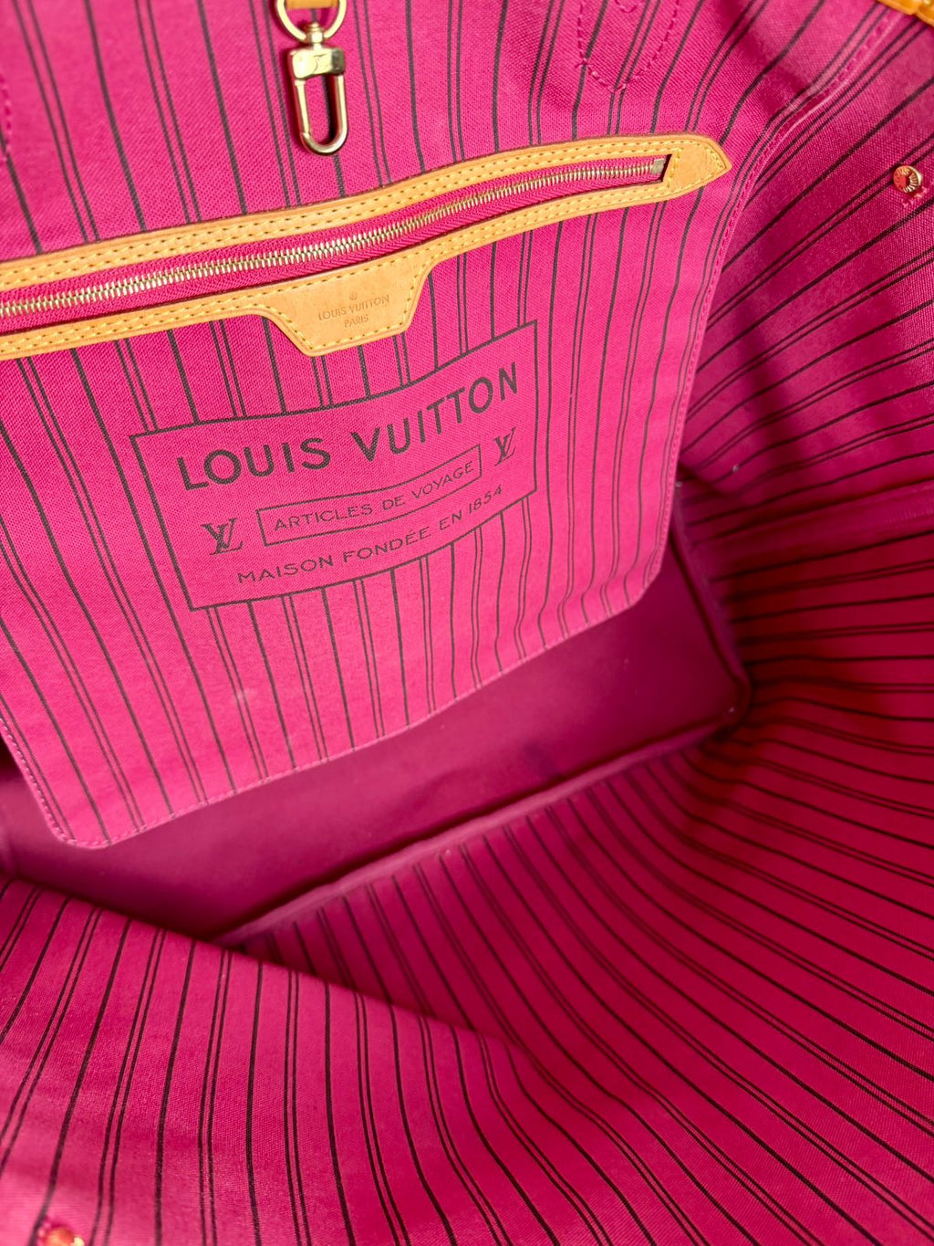 LV MONOGRAM NEVERFULL GM TOTE BAG PIVOINE