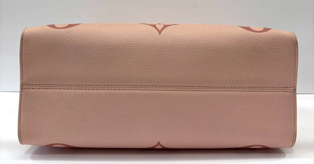 LOUIS VUITTON ONTHEGO MM BY THE POOL EMPREINTE TOTE BAG