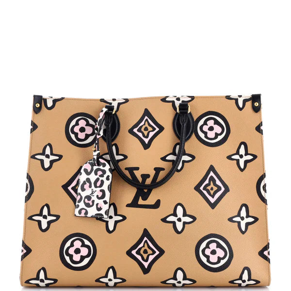 LV MONOGRAM GIANT WILD AT HEART ONTHEGO GM TOTE BAG
