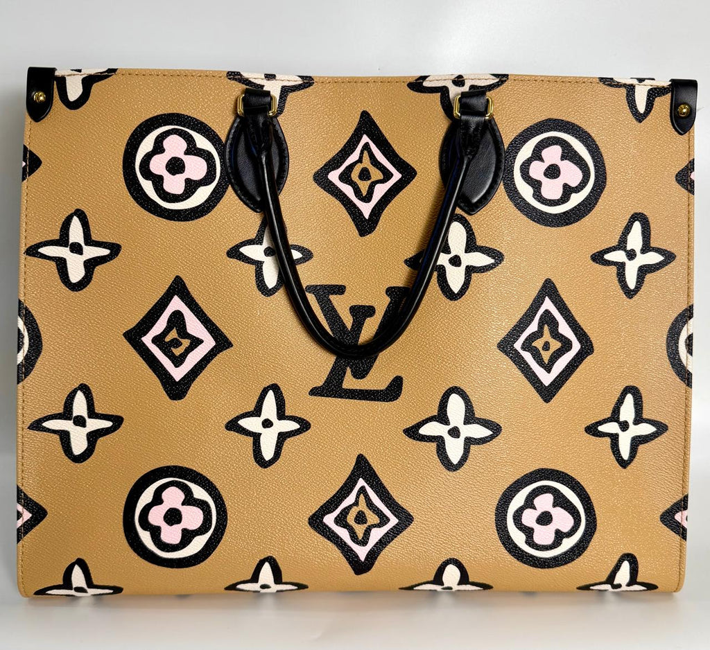 LV MONOGRAM GIANT WILD AT HEART ONTHEGO GM TOTE BAG