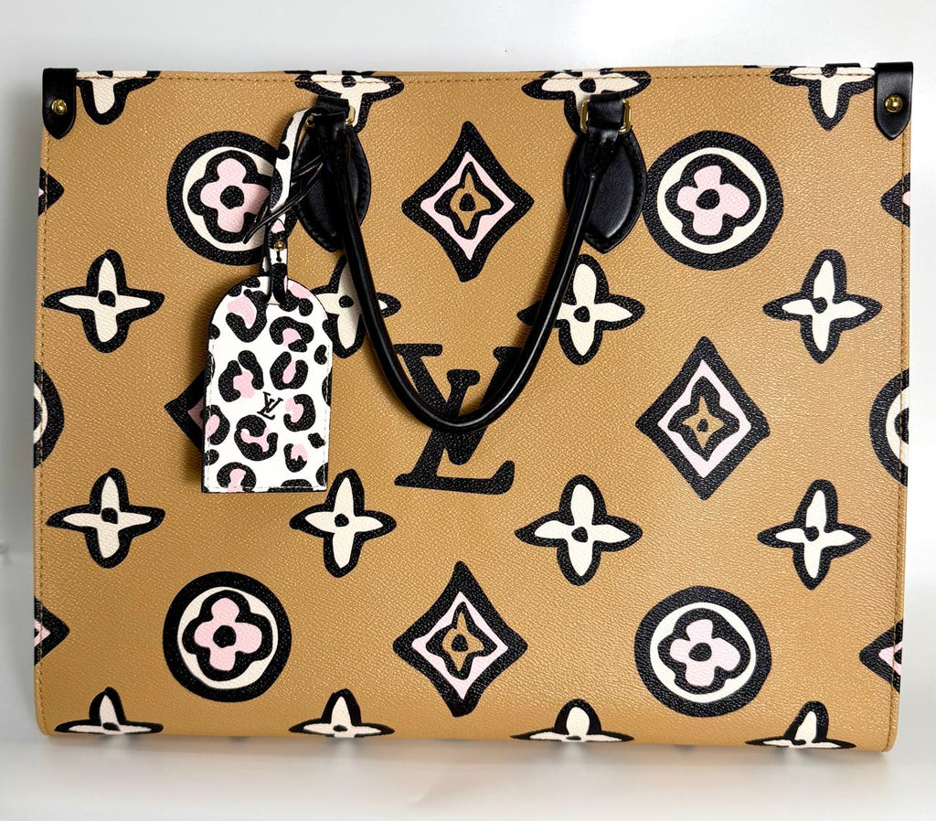 LV MONOGRAM GIANT WILD AT HEART ONTHEGO GM TOTE BAG