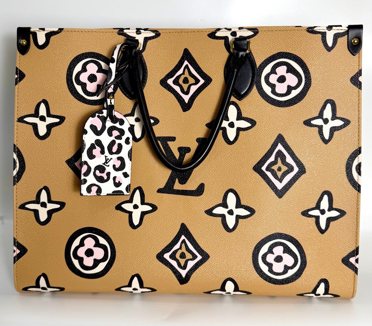 LV MONOGRAM GIANT WILD AT HEART ONTHEGO GM TOTE BAG