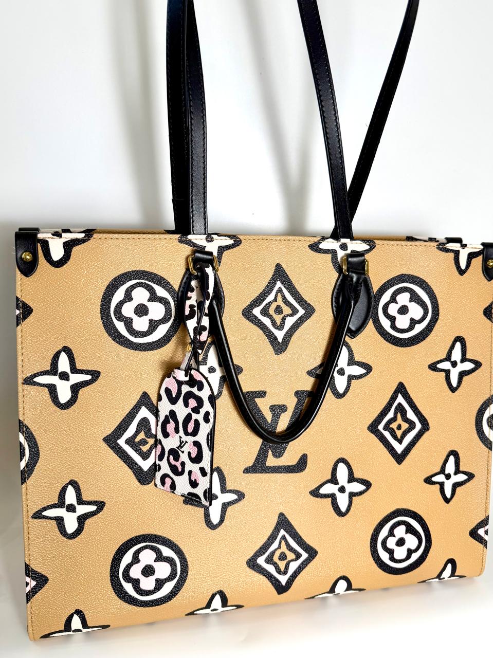 LV MONOGRAM GIANT WILD AT HEART ONTHEGO GM TOTE BAG
