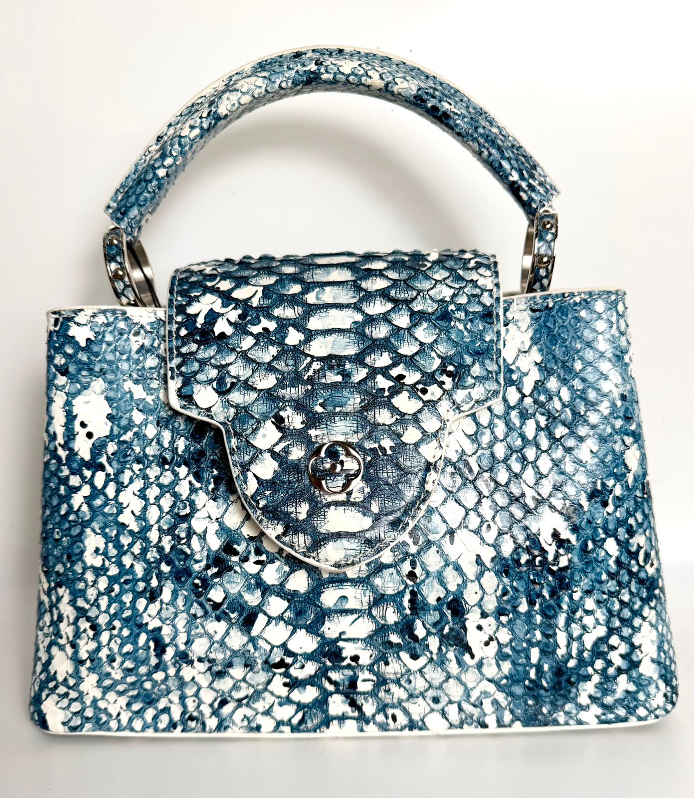 LOUIS VUITTON PYTHON SNAKESKIN CAPUCINES PM BAG