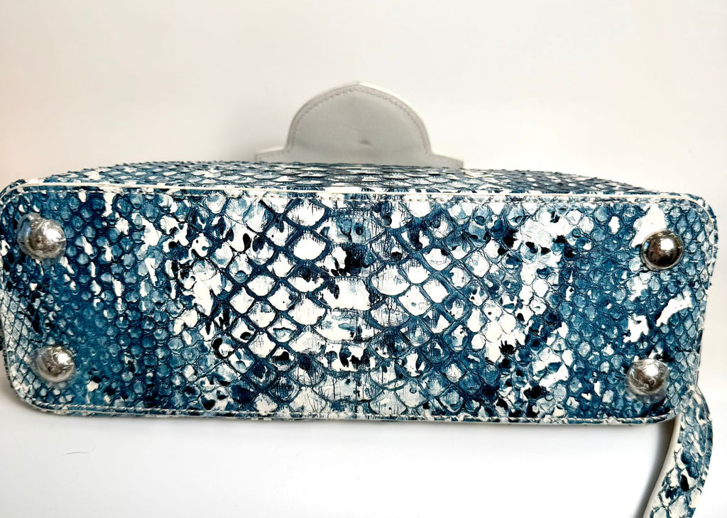 LOUIS VUITTON PYTHON SNAKESKIN CAPUCINES PM BAG