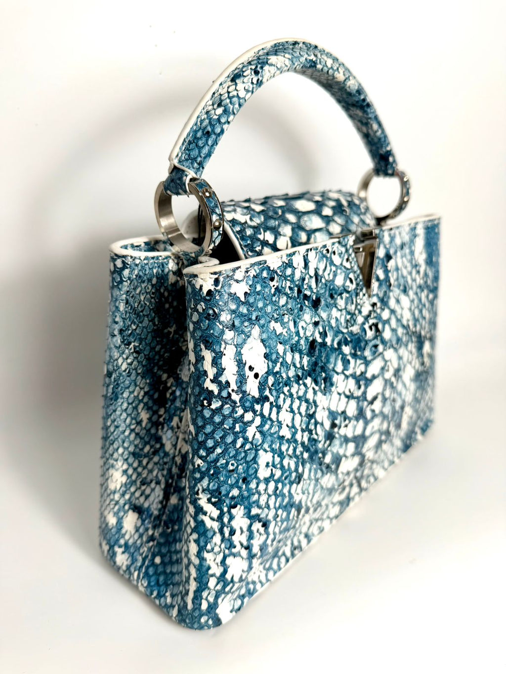 LOUIS VUITTON PYTHON SNAKESKIN CAPUCINES PM BAG