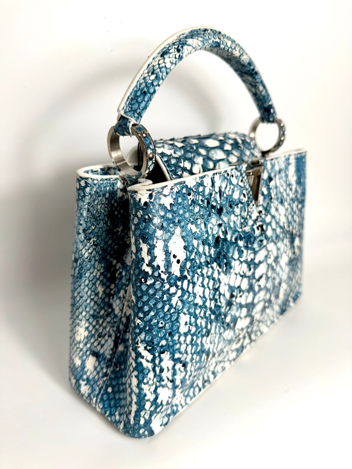 LOUIS VUITTON PYTHON SNAKESKIN CAPUCINES PM BAG