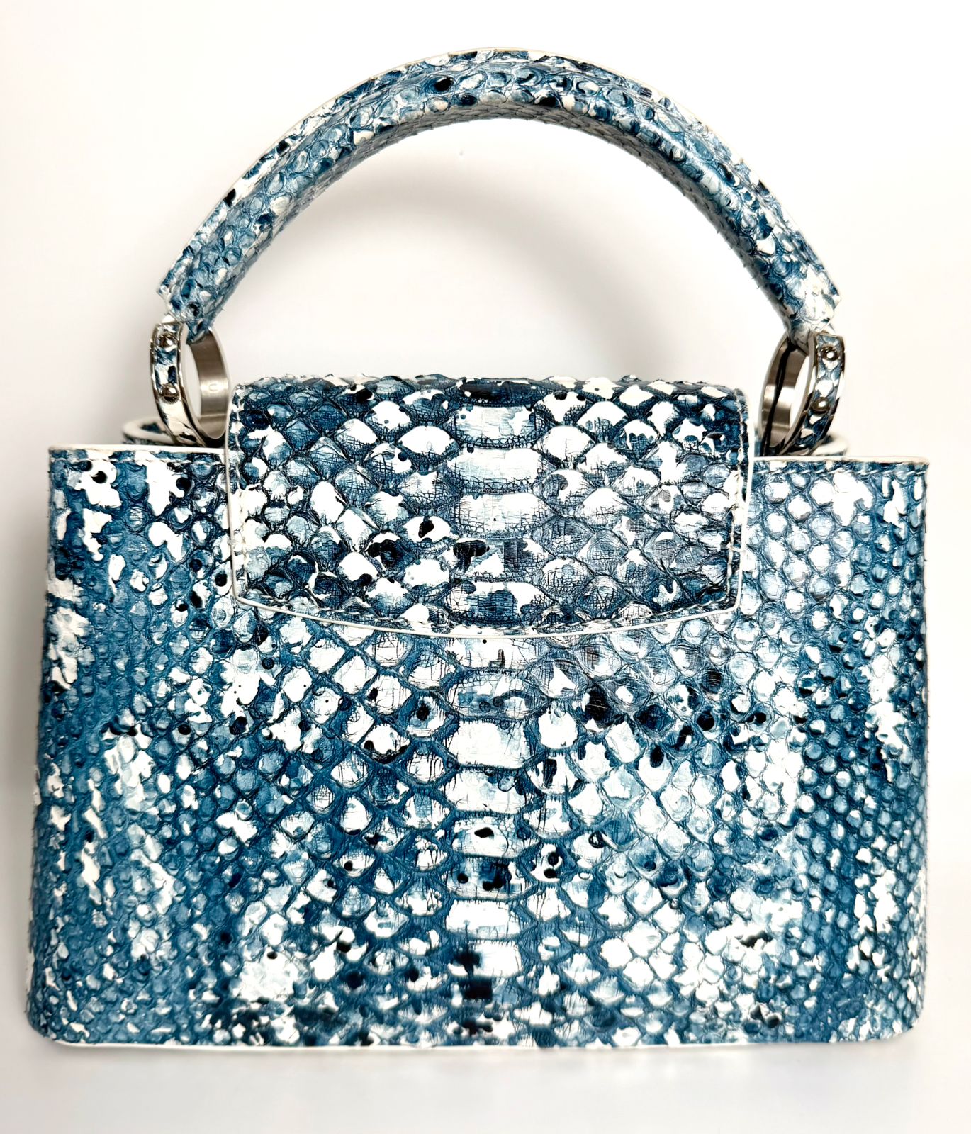 LOUIS VUITTON PYTHON SNAKESKIN CAPUCINES PM BAG