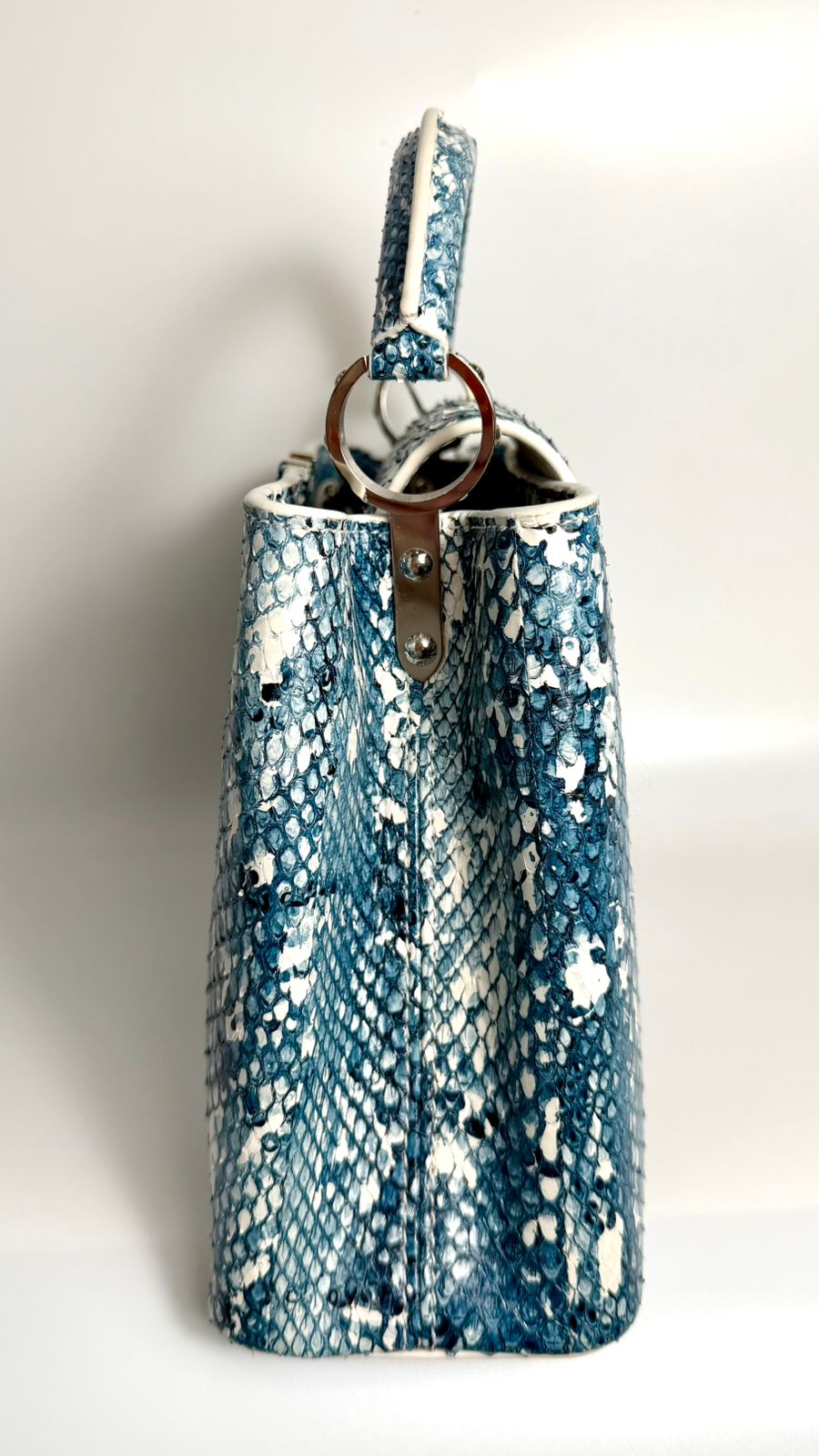LOUIS VUITTON PYTHON SNAKESKIN CAPUCINES PM BAG