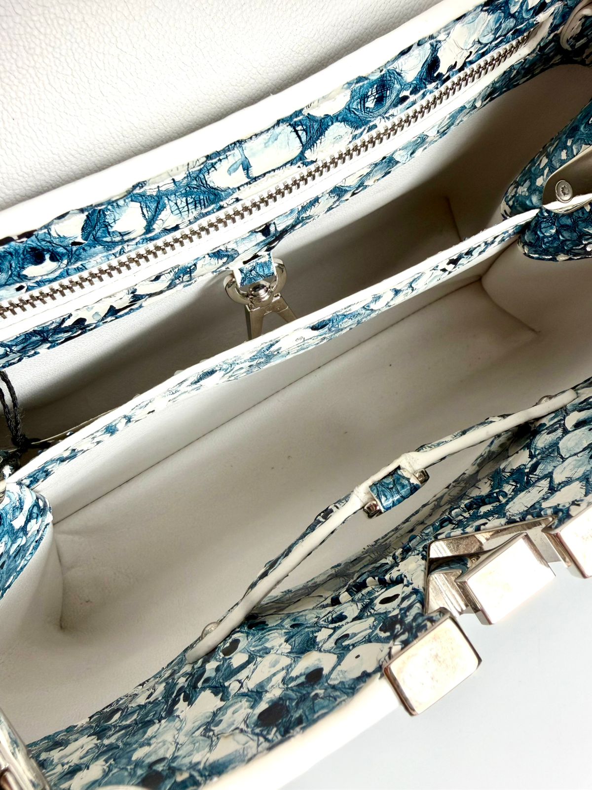 LOUIS VUITTON PYTHON SNAKESKIN CAPUCINES PM BAG