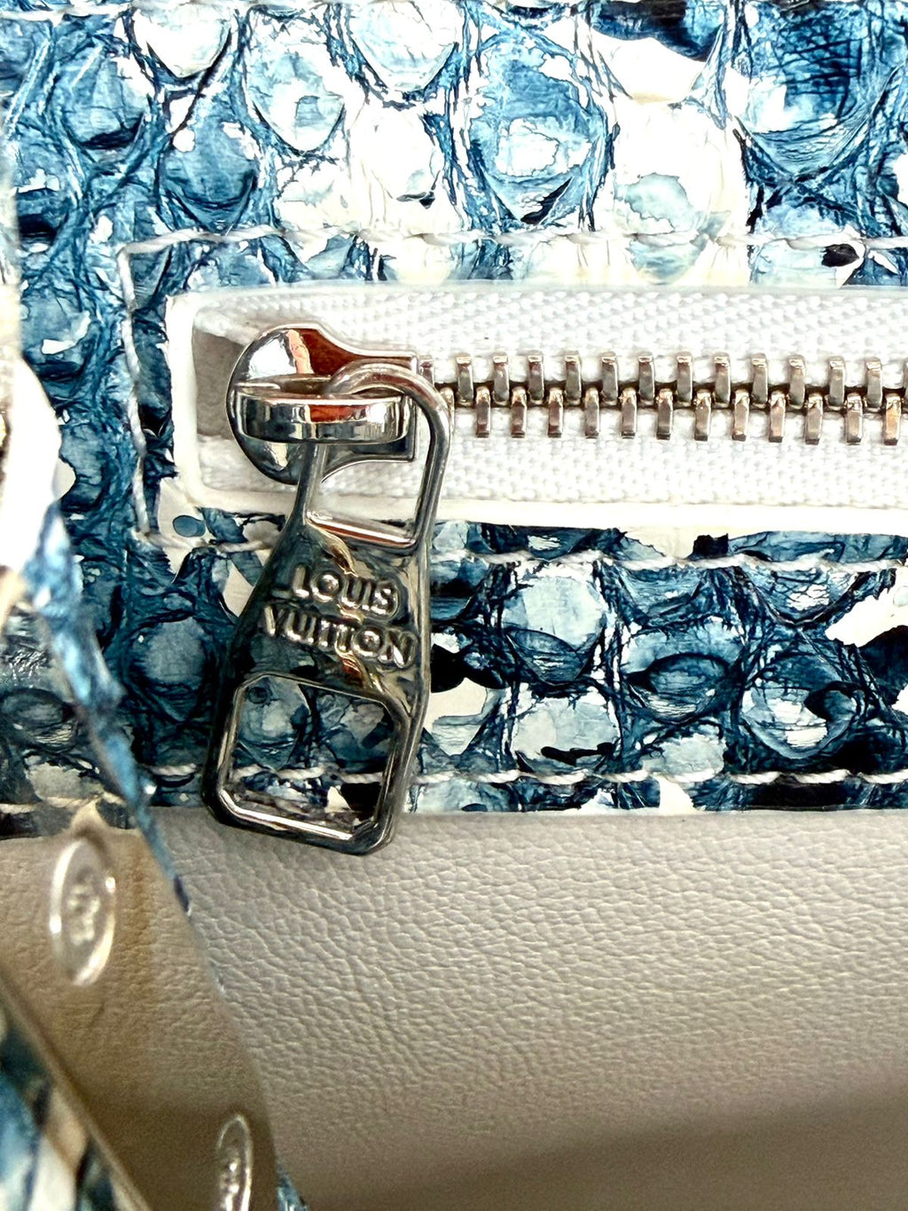 LOUIS VUITTON PYTHON SNAKESKIN CAPUCINES PM BAG
