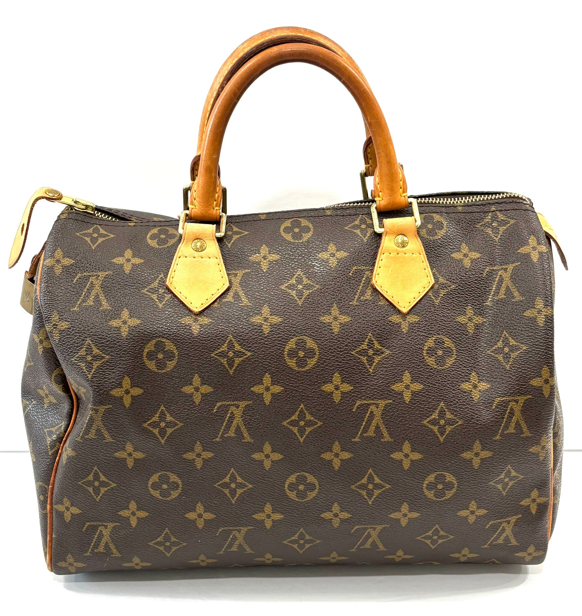 LOUIS VUITTON MONOGRAM SPEEDY 30 HANDBAG