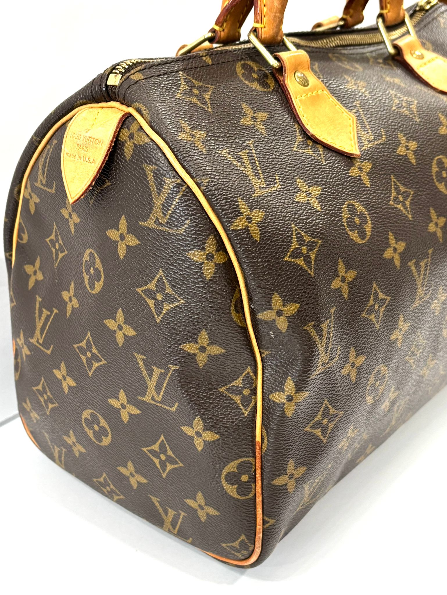 LOUIS VUITTON MONOGRAM SPEEDY 30 HANDBAG