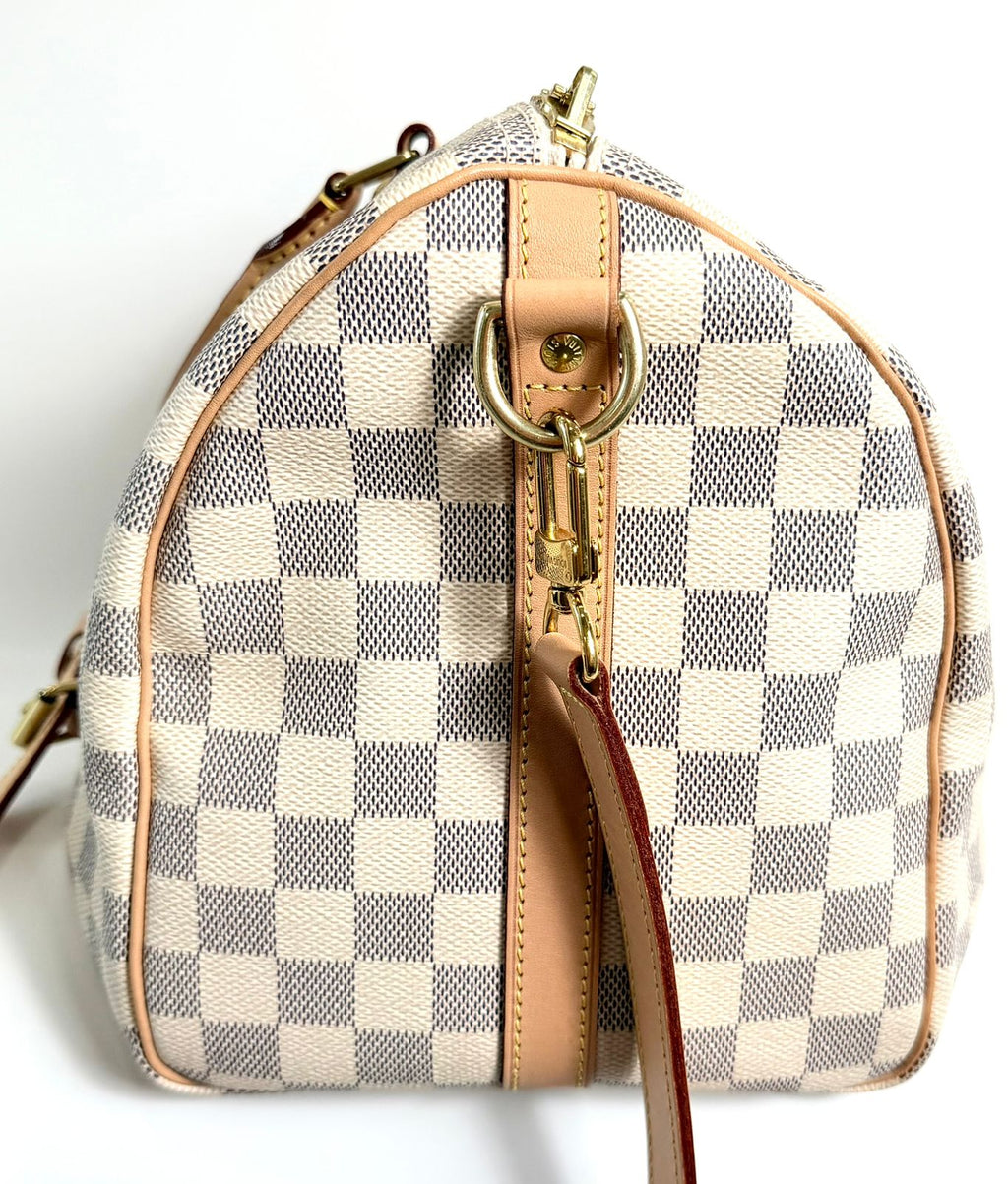 LOUIS VUITTON DAMIER AZUR BANDOULIÈRE SPEEDY 30 BAG