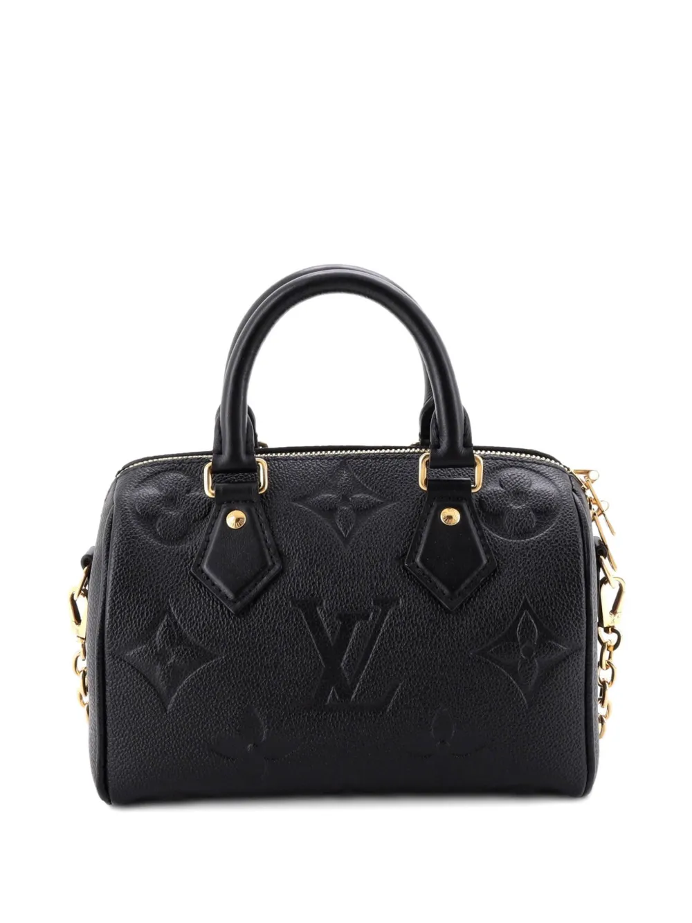 LV MONOGRAM SPEEDY 20 BANDOULIÈRE EMPREINTE LEATHER BAG