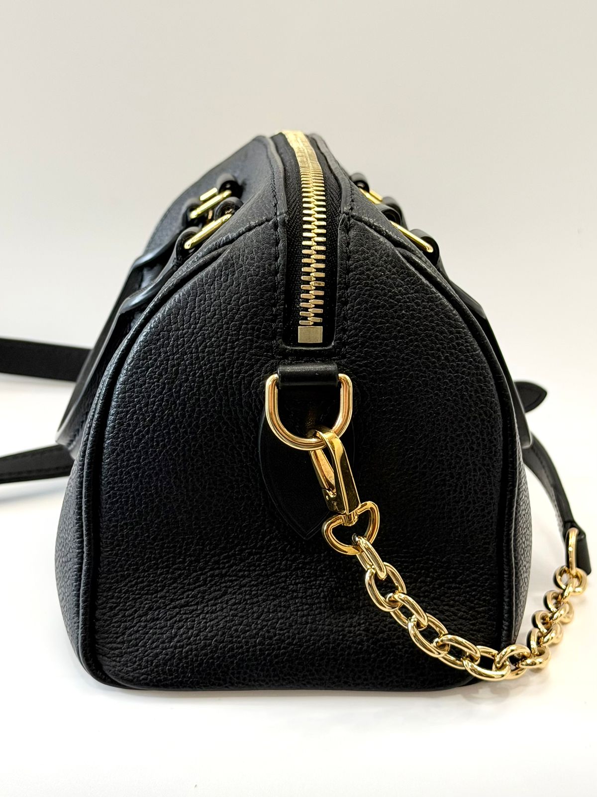 LV MONOGRAM SPEEDY 20 BANDOULIÈRE EMPREINTE LEATHER BAG