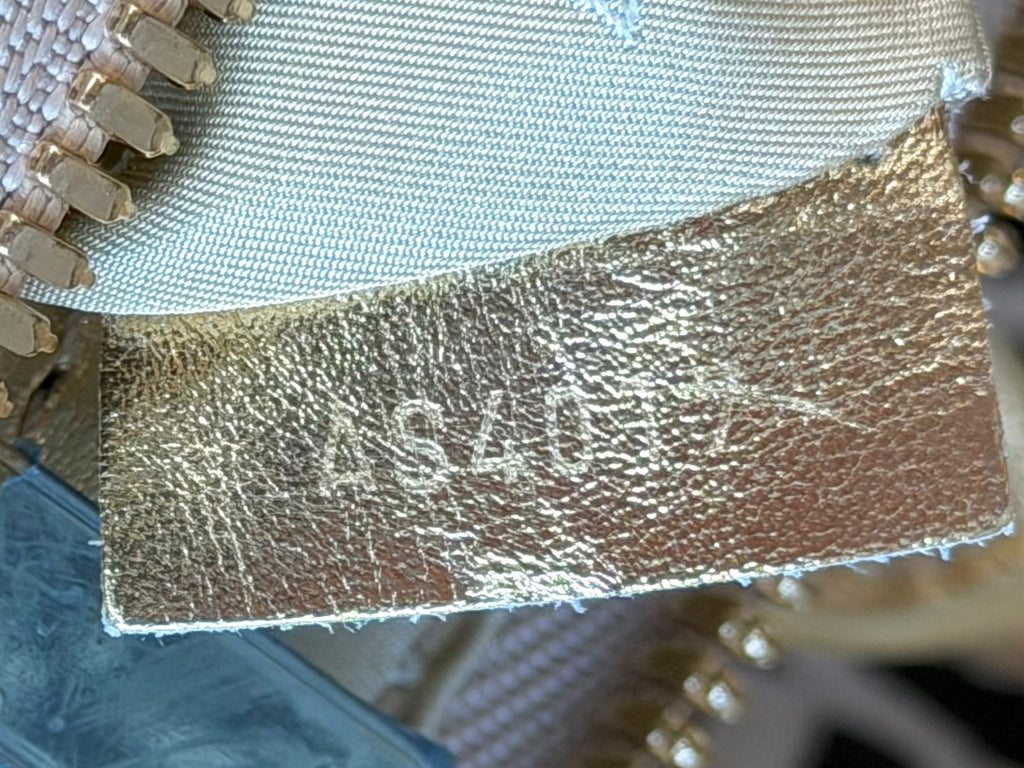 LOUIS VUITTON SUHALI METALLIC CALFSKIN LEATHER LOCKIT MM HANDBAG
