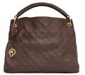LOUIS VUITTON TERRE MONOGRAM EMPREINTE LEATHER ARTSY MM HANDBAG