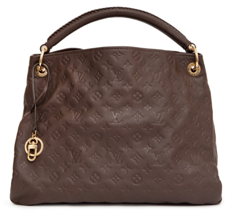 LOUIS VUITTON TERRE MONOGRAM EMPREINTE LEATHER ARTSY MM HANDBAG