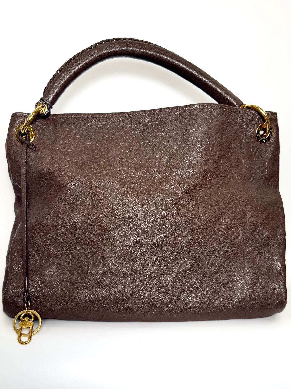 LOUIS VUITTON TERRE MONOGRAM EMPREINTE LEATHER ARTSY MM HANDBAG