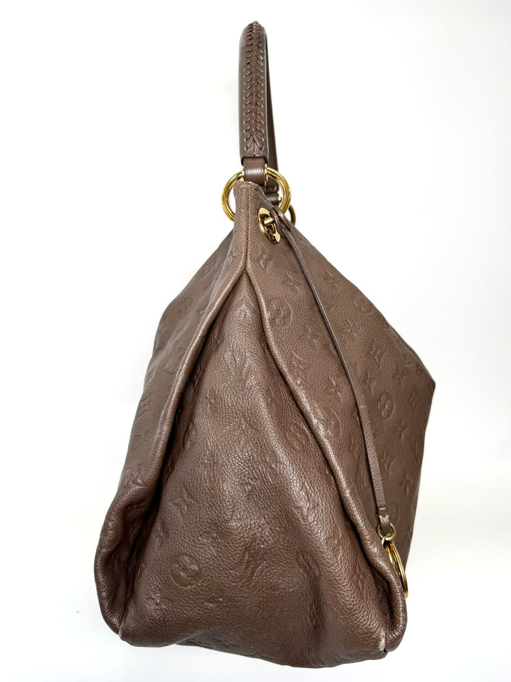 LOUIS VUITTON TERRE MONOGRAM EMPREINTE LEATHER ARTSY MM HANDBAG